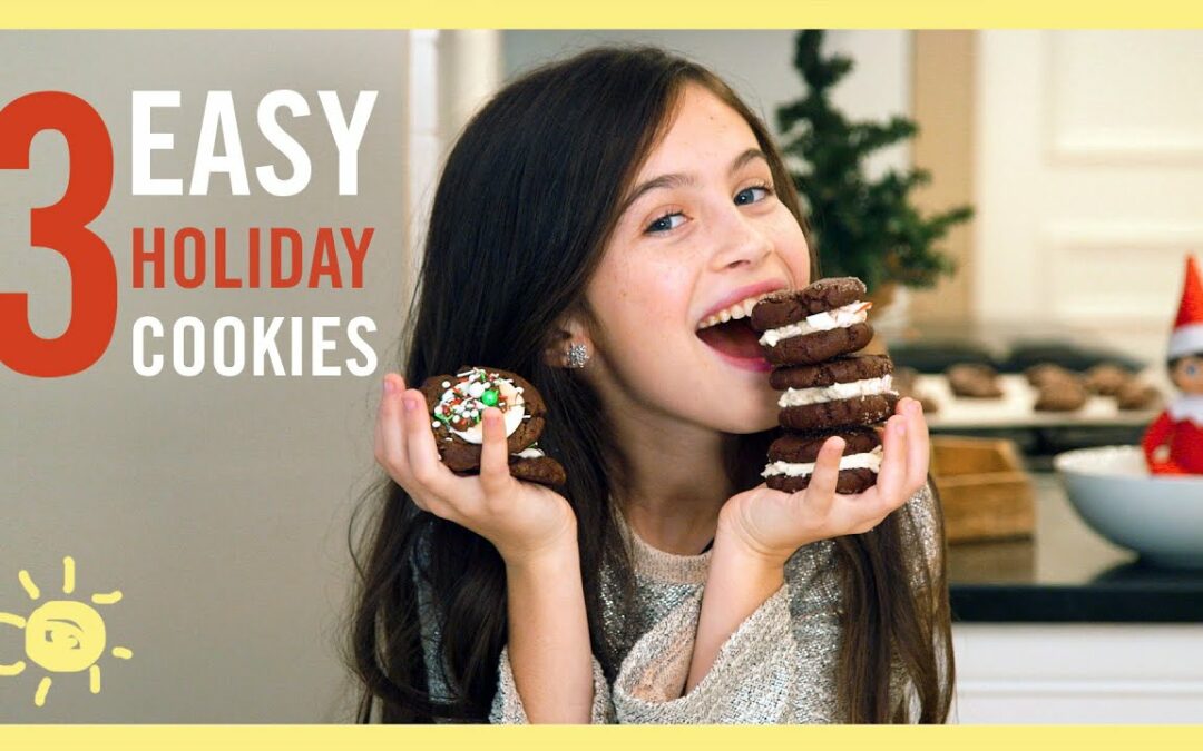 3 Christmas Cookies KIDS Can MAKE!