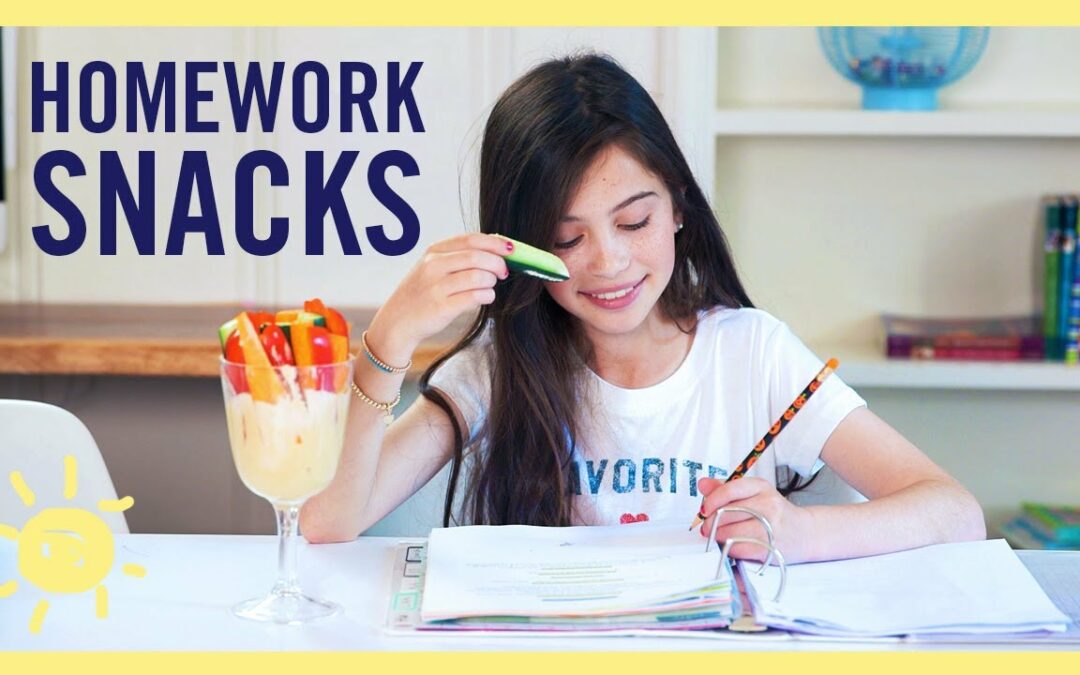 5 Homework Snacks Kids Can Make!